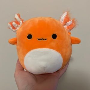 5” Orange axolotl Squishmallow BNWT